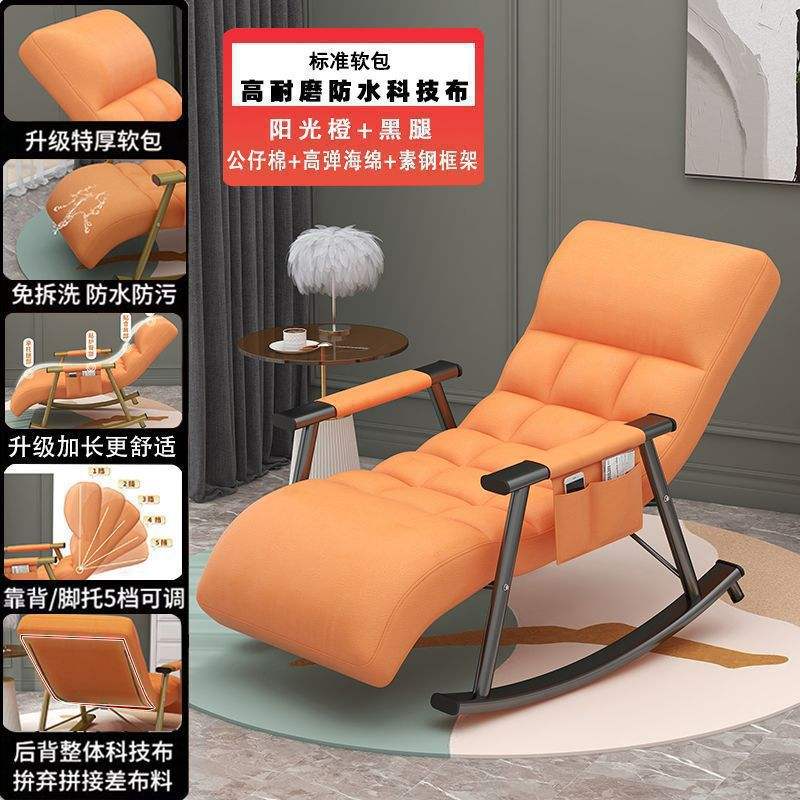 Orange - Tissu Technique - Pieds Noirs (Réglables)