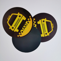 Autocollants magnétiques personnalisés pour portes de taxi, aimant puissant, autocollant de voiture réfléchissant, autocollants magnétiques pour voiture, impression de logos de voiture magnétiques