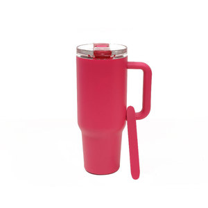 Stainless Steel Tumbler 40oz <b>Large</b> Capacity Insulated <b>Mug</b> With Sippy Spout For Travel - Product Image 3