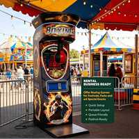 Jeu d'arcade de test de force de frappe, modèle G-01, 400W, à monnayeur, sur pied, avec option de rédemption de tickets, pour lieux adultes