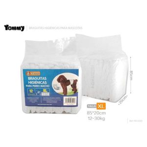 Pannolini per cani maschi Yommy XL 85x20cm per cani da 12-30kg - Product Image 1