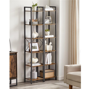 <span class=keywords><strong>Libreria</strong></span> Moderna a 6 Ripiani per Casa, Ufficio, Scuola, Hotel, Soggiorno, Camera da Letto <span class=keywords><strong>30</strong></span> X 40 X 186 <span class=keywords><strong>cm</strong></span> - Product Image 3