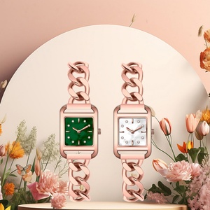 Nouvelle montre pour femme en acier inoxydable de 22 mm, design simple, logo OEM, résistante à l'eau, élégante, montre à quartz - Product Image 3