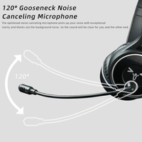 Headset Gaming Nirkabel SOYTO SY-T30C dengan Mikrofon Panjang, Peredam Kebisingan, dan Desain Ergonomis - Laris Terjual