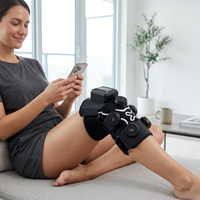 Prix d'usine KONBEST KB-CL806PRO Bottes de récupération des jambes à compression d'air à 6 chambres, masseur de drainage lymphatique, approuvé CE, 3 niveaux