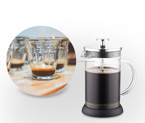 Transparent Durable 350ml Presse Française <span class=keywords><strong>Cafetière</strong></span> & cristal <span class=keywords><strong>verre</strong></span> café <span class=keywords><strong>piston</strong></span> avec 304 filtre En Acier inoxydable - Product Image 6