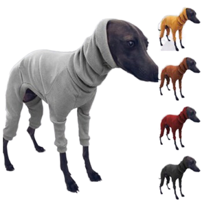 New Winter Striped Cotton Leisure <b>Dog</b> Vest Warm Eco-Friendly High <b>Collar</b> for <b>Large</b> <b>Dogs</b> - Product Image 1