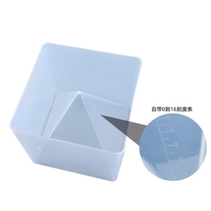 Epoksi reçine üçgen kalıp mum takı kalıp için büyük 15cm piramit silikon kalıp mobilya dekorasyonu el sanatları - Product Image 3