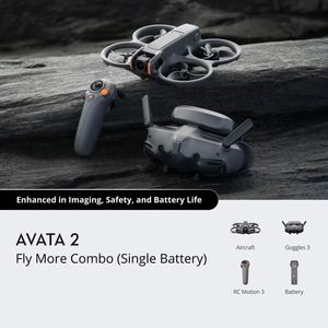 4K Original DJI Avata 2 FPV Solo / Combo Avata 2 Fly More (3 Baterías) con Gafas 3 para DJI - Product Image 5