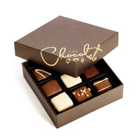Carré de luxe Emballage Boîtes de Truffes Au Chocolat