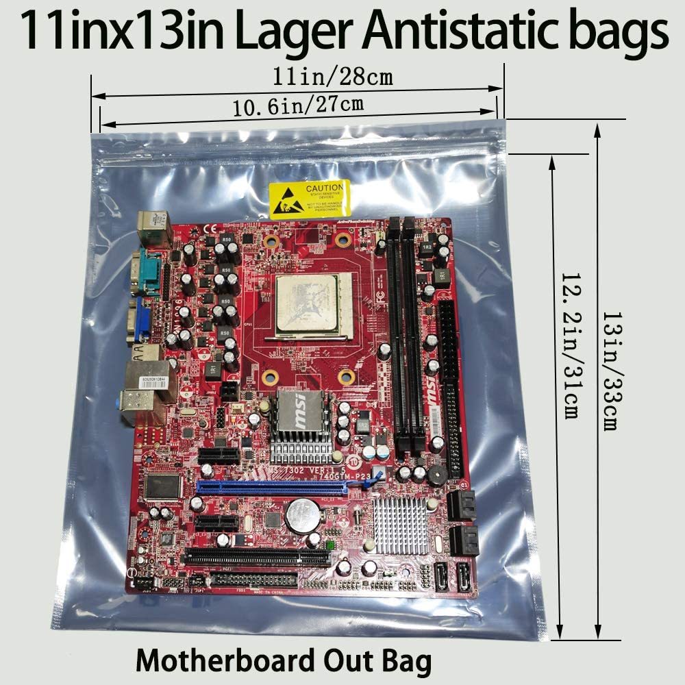 QUARKZMAN 30 Sacs Antistatiques Blindage 26x35cm - Protection HDD SSD PCB