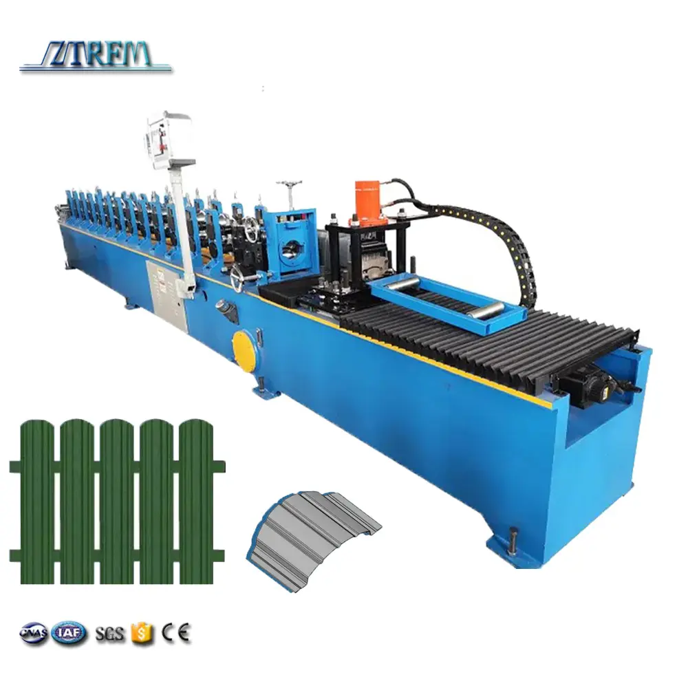 ZTRFM Full automatic CE ISO certificated metal steel palisade fence roll forming machine