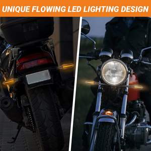 Luz Intermitente LED Universal de 12V, 12 Bombillas LED, Indicador de Giro para Motocicletas, Señal de Giro Fluida para Sistemas de Carrocería LED de 12V - Product Image 6