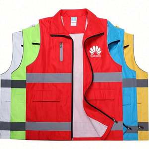 Reflective Safety <b>High</b> <b>Visibility</b> Fashion Outdoor Work Clothing Men's Safety Vest for Traffic & Construction Use Custom Logo - Product Image 1