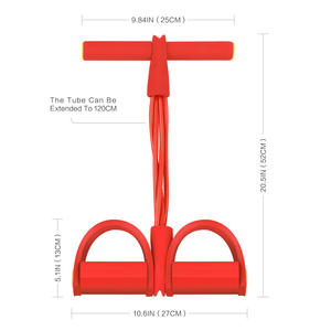 Bandes de Résistance Élastiques de Haute Qualité à 6 Tubes pour Fitness, Pédalier de Résistance, Entraînement Musculaire, Latex TPE, Corde de Traction pour Sit-Up et Exercices - Product Image 6