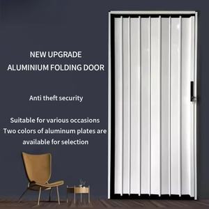 Panel de Puerta Corredera Plegable de Aleación de Aluminio Estilo Europeo, Material Completo, para Cocina, Baño, Pasillo, Taller - Product Image 5