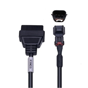 Konektor otomotif <span class=keywords><strong>KYMCO</strong></span> 3PIN untuk 16PIN OBD2 kabel adaptor kompatibel untuk <span class=keywords><strong>KYMCO</strong></span> diagnostik - Product Image 2