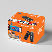 Meilleur cadeau Hotselling M8 Pro Console de jeu vidéo 2.4g sans fil double contrôleur rétro jeu vidéo TV Stick double système