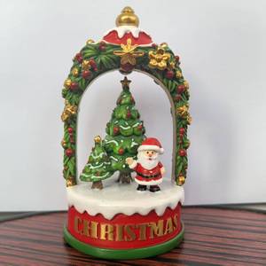Customizable Christmas Eco-Friendly Resin Music Feature Stylish Artificial Angel Snow Globe Ornament
