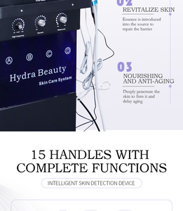 Máquina Facial de Hidrodermoabrasión y Jet Peel con Oxígeno 14 en 1, la Más Vendida del 2025, para Reafirmar la Piel y Cuidado Facial en <span class=keywords><strong>Spa</strong></span> de Belleza - Product Image 5