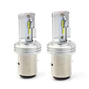 Lanseko Siêu Sáng 18W 1600lm Mini Xe Máy <span class=keywords><strong>Led</strong></span> Đèn Pha H6 Ba20d Halogen Kích Thước Bóng Đèn Với 3000K 6000L 6500K Cho Đèn <span class=keywords><strong>LED</strong></span> - Product Image 5