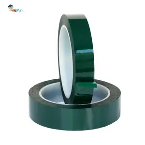 Grüne Farbe Mara PET-Folien mit Acryl-Kleber selbstklebend 5S Pinstripe Transformatorisolierung Mylar-Polyester-Elektrisches Band