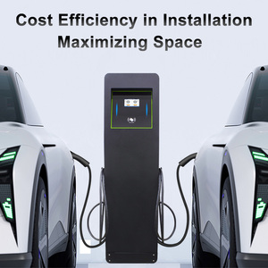 Nouvelle <span class=keywords><strong>station</strong></span> de recharge pour véhicules électriques XUNDAO AC, montage au sol, commerciale, 14KW/22KW, deux pistolets, type 2, garantie de 24 mois - Product Image 6