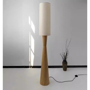 Floor Lamp Walnut Wood Led <b>Light</b> Home Living Room Bedroom Hotel Minimalist Design - Product Image 2