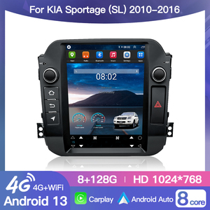 Android14 Tesla Style Screen Car Radio Multimedia Video Player For Kia Sportage 3 SL 2010-2016 2 din WIF BT 4G Carplay Auto GPS - Product Image 2