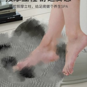 Alfombrilla antideslizante para baño, alfombrilla para ducha, estropajo para pies, alfombrilla de masaje, alfombrilla anticaída, alfombrilla para ducha de baño, alfombrilla de silicona para suelo - Product Image 2