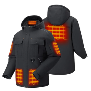 جاكيت رجالي يعمل بالبطارية مخصص USB ملابس ساخنة سوفتشيل مقاوم للماء ملابس عمل شتوية - Product Image 6