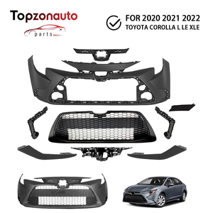 Topzonauto 52119-F2921, 53111-02850, Rejilla de Parachoques Delantero y Kit de Luces Antiniebla para Toyota <span class=keywords><strong>Corolla</strong></span> L LE <span class=keywords><strong>XLE</strong></span> 2020 2021 <span class=keywords><strong>2022</strong></span> - Product Image 1