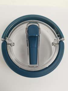 Lot de 2 couvercles de paille anti-fuite 40 oz 30oz Gobelet réutilisable PCTG Flip Straw Lid Lid Lid avec buse en silicone - Product Image 2