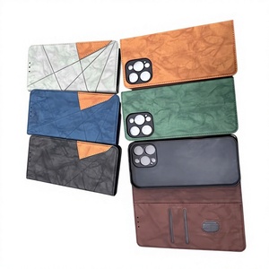Nouveauté 2021 Étuis de téléphone en cuir PU Étui portefeuille magnétique pour iPhone 14 et pour Samsung pour <span class=keywords><strong>Galaxy</strong></span> A11 A71 Étui rabattable - Product Image 4