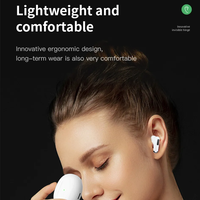 Écouteurs sans fil Bluetooth TWS Pros Noise Reduction Air Mini Buds Pro S, étanches, intra-auriculaires, avec micro pour le sport