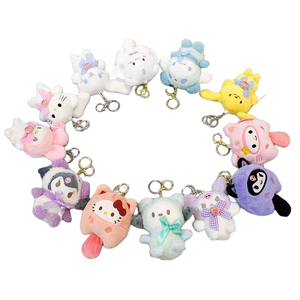 Al por mayor Kuro-mi Myl0dy Muñeca de algodón PP mini linda estilo <span class=keywords><strong>manga</strong></span>, Colgante de juguete de peluche de personaje de dibujos animados y anime, Llavero - Product Image 2
