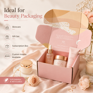 Cajas de Envío Personalizadas de Cartón Corrugado Rosa con Relieve a Todo Color, Impresión Interior de Lujo con Detalles Dorados, Logotipo Personalizado, Caja de Regalo - Product Image 3