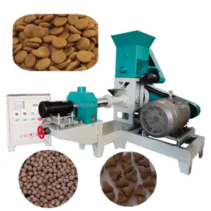 Soybean meal/ wheat bran extruder making machine for animal feed
