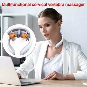 Masseur intelligent TENS à impulsions pour le cou avec chaleur, sans fil, pour soulager la douleur des tissus profonds - Product Image 2