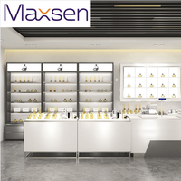 Étagère de présentation de magasin de parfums personnalisée, présentoir de magasin, meuble, comptoir, vitrine, armoires de vente au détail
