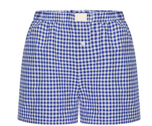 Pantalones Cortos de Pijama para Mujer con Cintura Elástica y Botones, Diseño a Cuadros, 2026 - Product Image 2