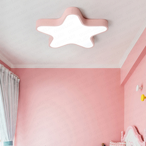 Plafonnier Led en forme d'étoile rose et bleue, design moderne, idéal pour une <span class=keywords><strong>chambre</strong></span> d'enfant, une <span class=keywords><strong>chambre</strong></span> d'enfant, une <span class=keywords><strong>chambre</strong></span> d'enfant, une fille ou un garçon - Product Image 3
