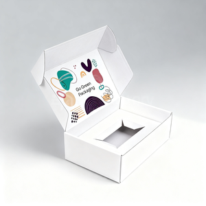 Hot bán biểu tượng tùy chỉnh các tông sóng quà tặng bao bì lưu trữ hộp bưu phẩm hộp giấy vận chuyển hộp cho doanh nghiệp nhỏ - Product Image 4