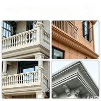 Moule de corniche de colonne romaine, moule de décoration de corniche en béton, adapté à la décoration de villa