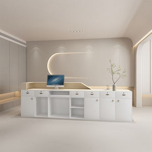 צבע מותאם אישית שולחן קבלה סגנון מודרני עבור יופי סלון מרפאת בגדים חנות יוגה מרכז בריאות חברה שולחן - Product Image 4