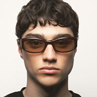 Lunettes de soleil Finewell 2601 en acétate de haute qualité, montures tendance Y2K, logo personnalisé vintage, verres TAC UV400, monture intégrale, pour femmes et hommes
