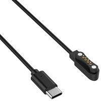 Kabel Pengisi Daya Magnetik PLAUD Note AI Voice Recorder 15W 5V/3A Tipe-C Input 9V/2A Kompatibel dengan Note Meetings