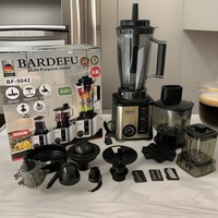Matériel de restauration 220V 9500W 4L Blender Mixeur Processeur multifonction durable 8 en 1 pour usage commercial en Afrique, Prise UE