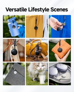 MiLi LiTag Duo para Bluetooth GPS Smart Tracker & Locator <span class=keywords><strong>Key</strong></span> Equipaje Navegación Funciona con <span class=keywords><strong>Google</strong></span> Find Hub y Apple Find My - Product Image 4