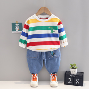 Stripe Set Fashion <strong>2</strong> <strong>Year</strong> <strong>Old</strong> Birthday Clothes <strong>for</strong> Baby Boys <strong>Clothing</strong> - Product Image 4